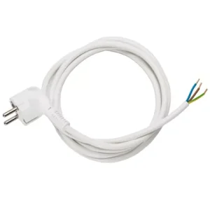 Aansluitsnoer met stekker 3G1,5 mm² - Wit 3M