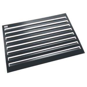 Evolar Evo-louvre achterplaat Small donker antraciet aluminium gepoedercoat 700 x 1000 mm