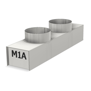 LG toevoer/uitblaas plenum M1-A