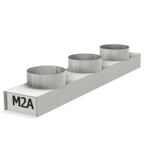 LG toevoer/uitblaas plenum M2-A