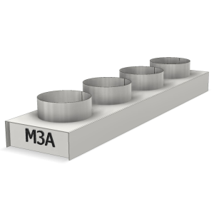 LG toevoer/uitblaas plenum M3-A