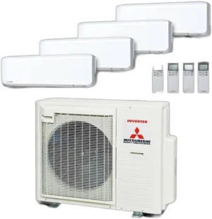SCM 71 ZS-W met 3x SRK 20 ZS-WF en 1x SRK 25 ZS-WF 4 aansluitingen