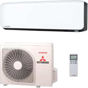 Wand single-split set SRK25ZS-WFB 2,5 kW inclusief infrarood bediening